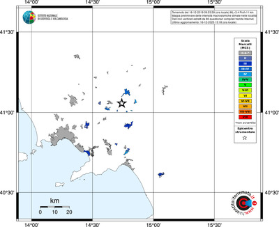Mappa MCS - territori località