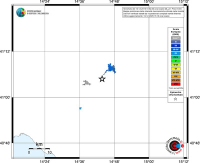 Mappa EMS - territori località