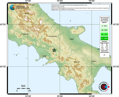 Mappa comuni con almeno 3 questionari