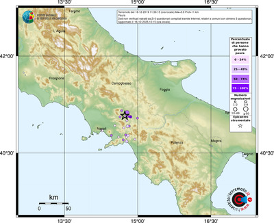 Mappa comuni con almeno 3 questionari