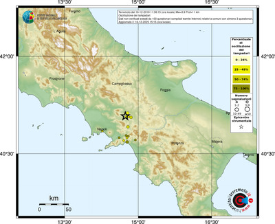 Mappa comuni con almeno 3 questionari