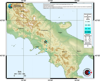 Mappa comuni con almeno 3 questionari