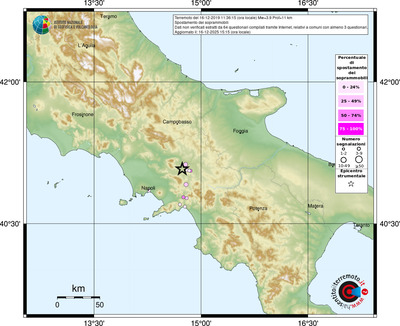 Mappa comuni con almeno 3 questionari