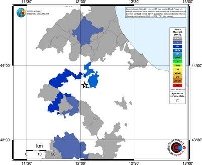 Mappa MCS - territori comuni