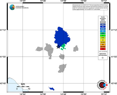 Mappa EMS - territori comuni