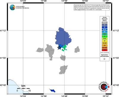 Mappa MCS - territori comuni
