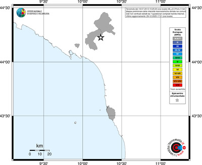 Mappa EMS - territori comuni