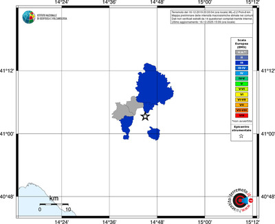 Mappa EMS - territori comuni