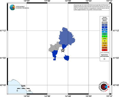 Mappa MCS - territori comuni