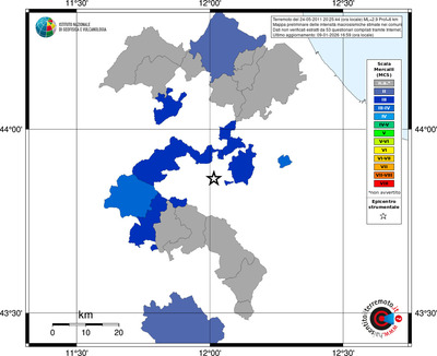 Mappa MCS - territori comuni