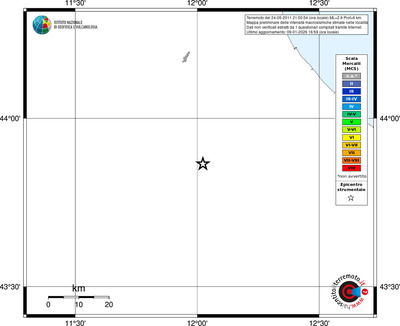 Mappa MCS - territori località
