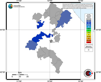 Mappa MCS - territori comuni