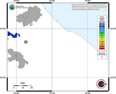 Mappa EMS - territori comuni