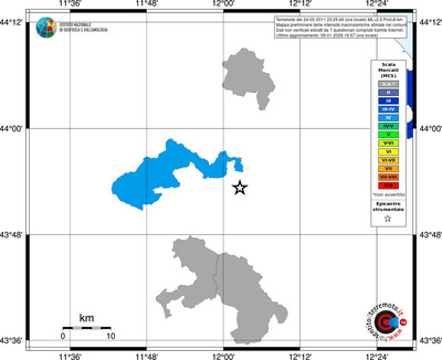 Mappa MCS - territori comuni