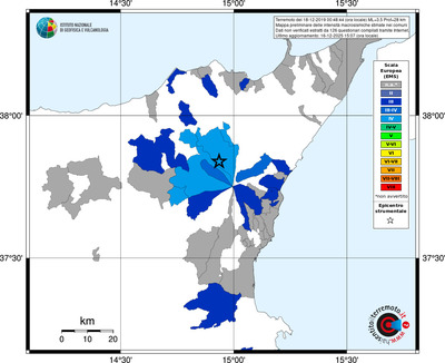 Mappa EMS - territori comuni