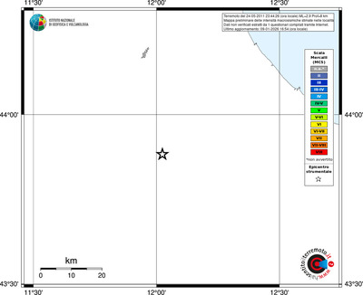Mappa MCS - territori località