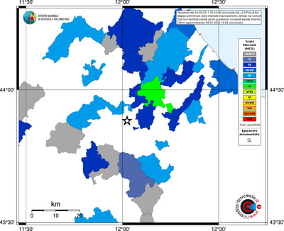 Mappa MCS - territori comuni