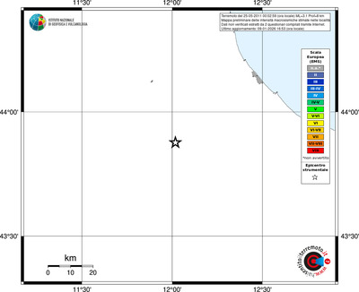 Mappa EMS - territori località