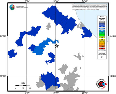 Mappa EMS - territori comuni