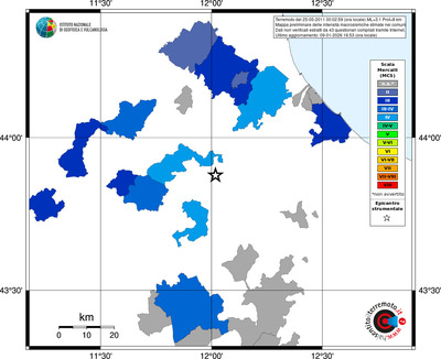 Mappa MCS - territori comuni