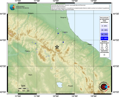 Mappa comuni con almeno 3 questionari