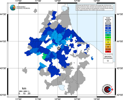 Mappa EMS - territori comuni