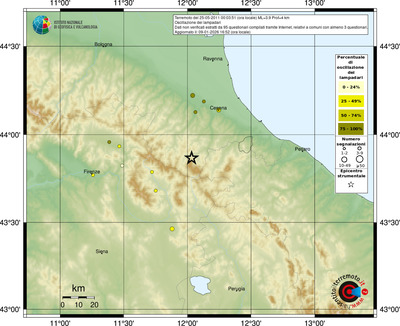 Mappa comuni con almeno 3 questionari