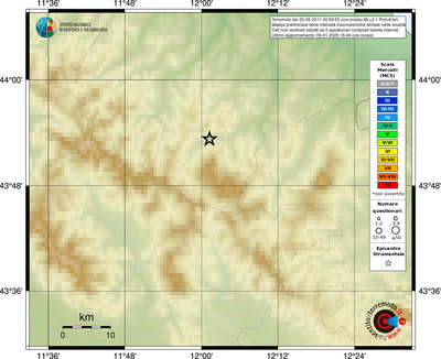 Mappa MCS - località