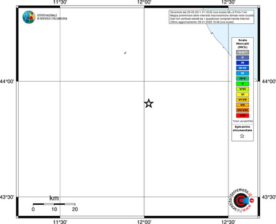 Mappa MCS - territori località