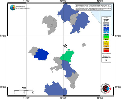 Mappa MCS - territori comuni