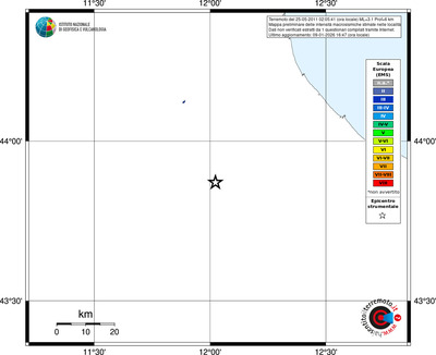 Mappa EMS - territori località