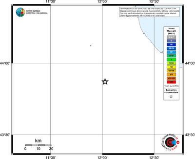 Mappa MCS - territori località