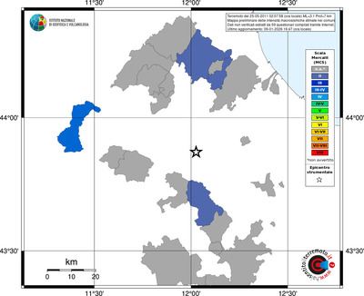 Mappa MCS - territori comuni