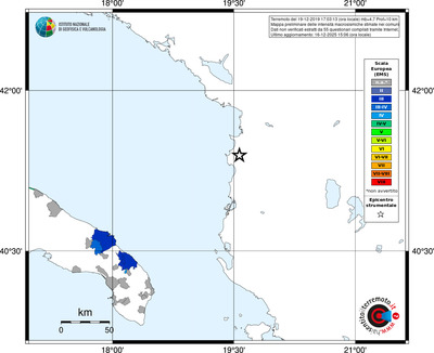 Mappa EMS - territori comuni