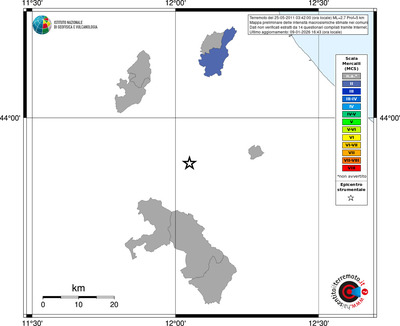 Mappa MCS - territori comuni