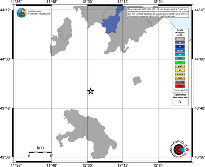 Mappa MCS - territori comuni