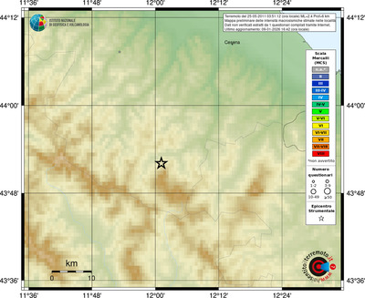 Mappa MCS - località