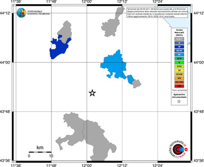 Mappa MCS - territori comuni