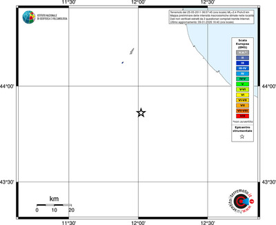 Mappa EMS - territori località