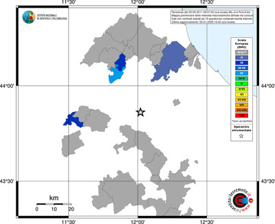 Mappa EMS - territori comuni