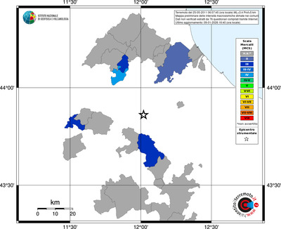 Mappa MCS - territori comuni