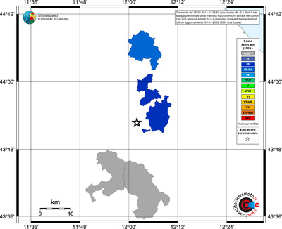 Mappa MCS - territori comuni