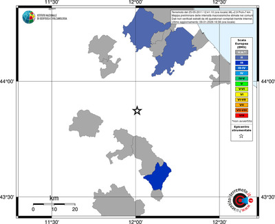 Mappa EMS - territori comuni