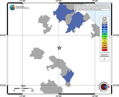 Mappa MCS - territori comuni