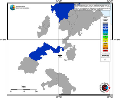 Mappa EMS - territori comuni