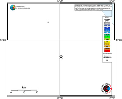 Mappa MCS - territori località