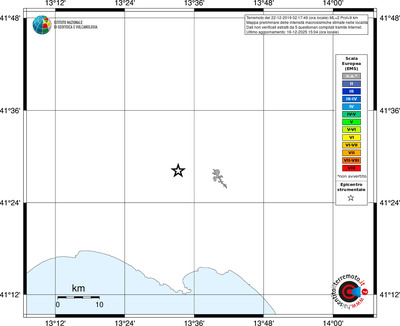 Mappa EMS - territori località
