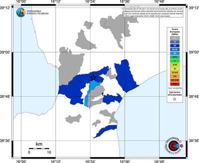 Mappa EMS - territori comuni