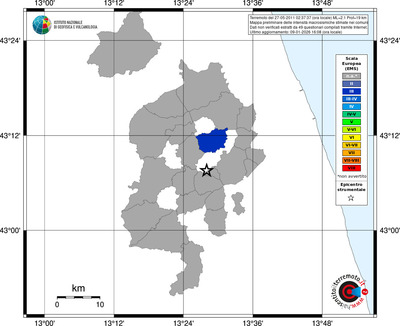 Mappa EMS - territori comuni