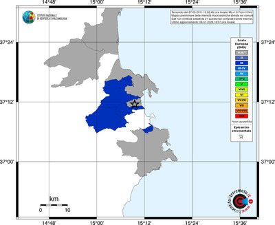 Mappa EMS - territori comuni